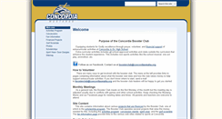 Desktop Screenshot of boosterclub.concordiaomaha.org