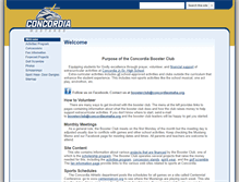 Tablet Screenshot of boosterclub.concordiaomaha.org